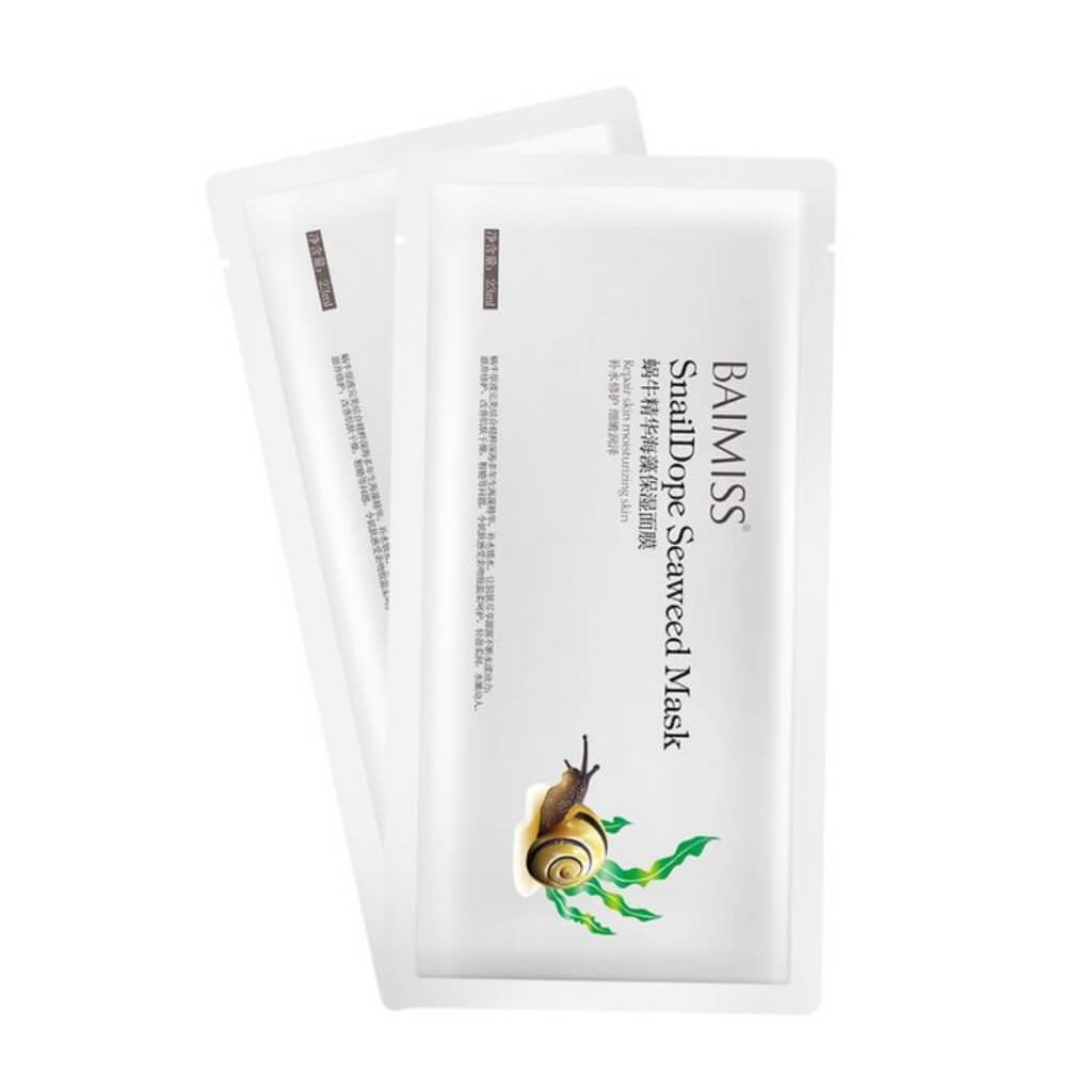 BAIMISS SnailDope Seaweed Sheet Mask Set (2 pcs) - Comfort Beauty