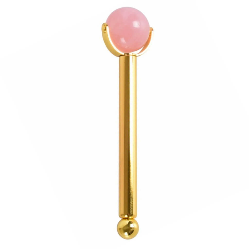 Lollipop Rose Quartz Face Roller - Comfort Beauty